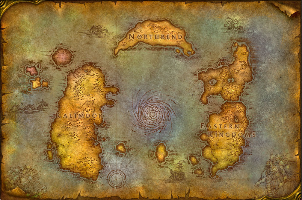 World Of Warcraft Map Kalimdor