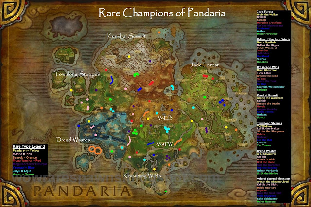 World Of Warcraft Mists Of Pandaria Map