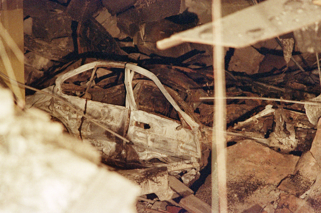 World Trade Center Bombing 1993 Crater