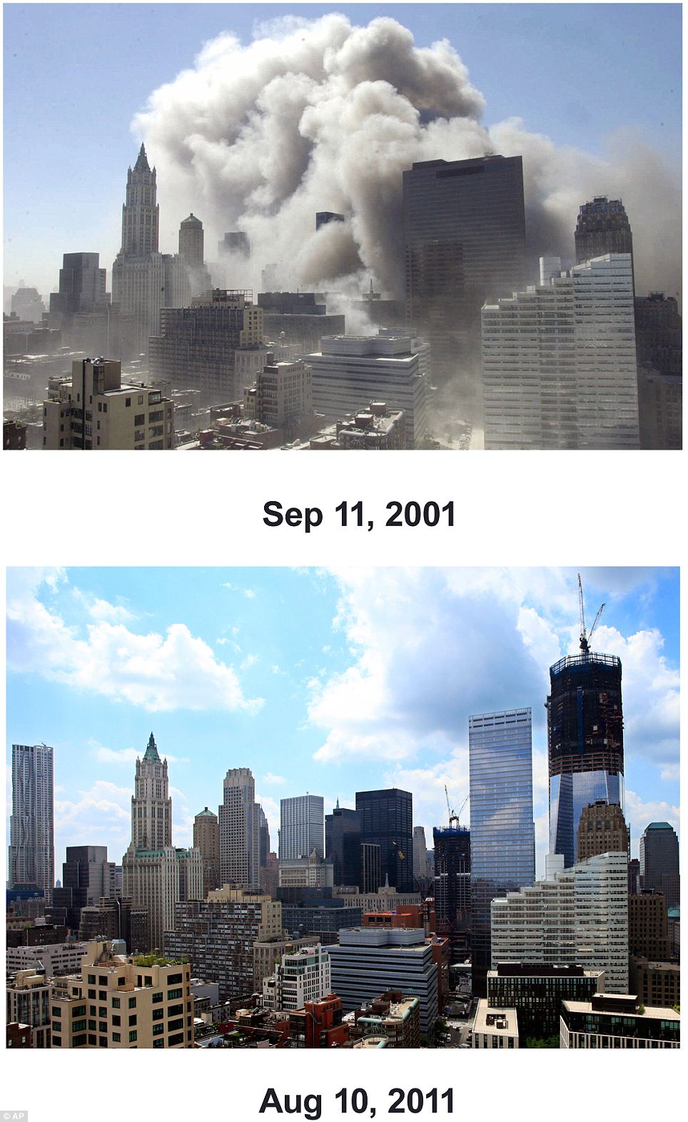 World Trade Center Now And Then