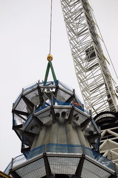 World Trade Center Spire Progress