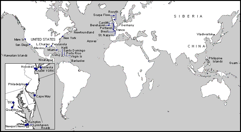 World War 1 Map Activity