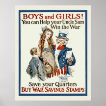 World War 1 Propaganda Posters Uncle Sam