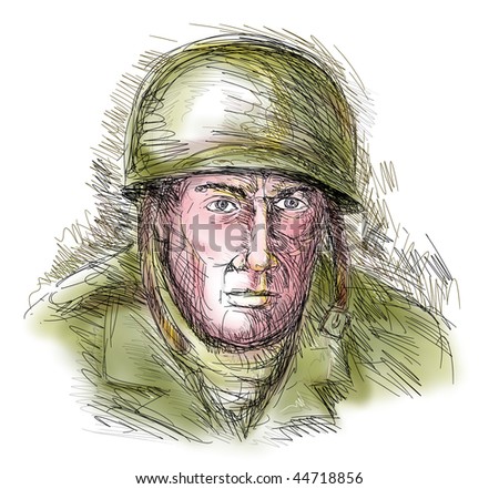 World War 1 Soldiers Drawing