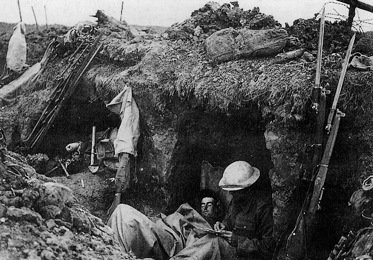 World War 1 Trenches Rats