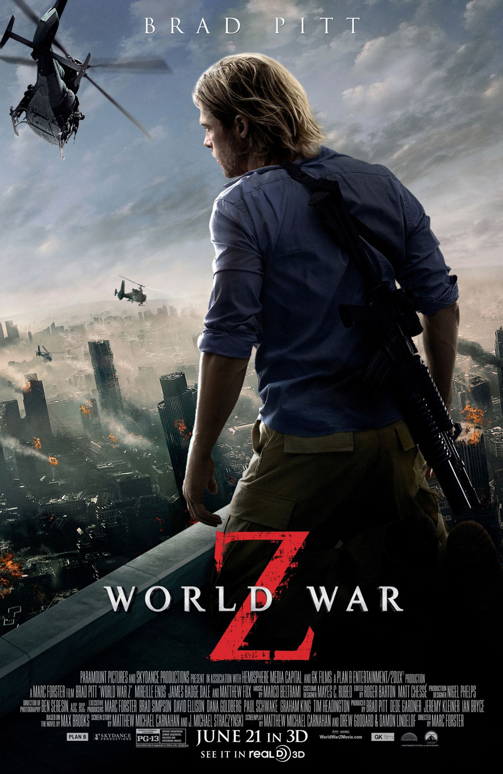 World War Z Movie Zombies Fast