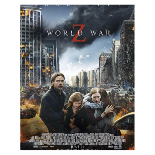 World War Z Poster For Sale