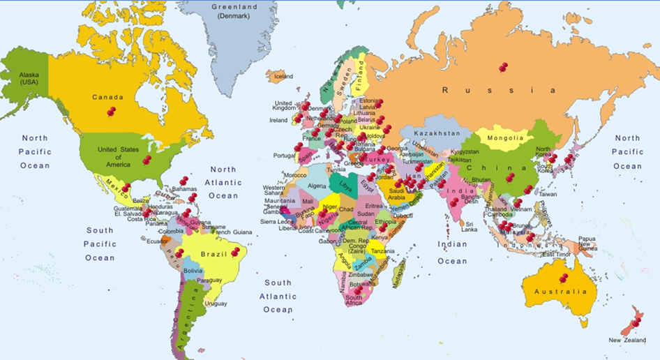 Worldwide Map