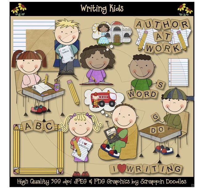 Writing Clipart For Kids