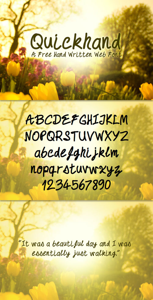 Writing Styles Fonts Free Download