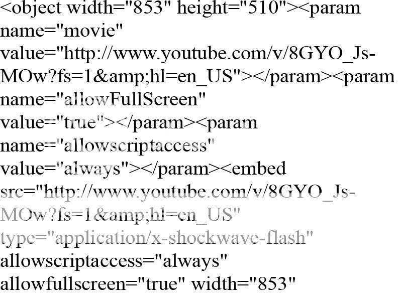 Youtube Embed Code Autoplay