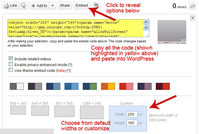 Youtube Embed Code Autoplay