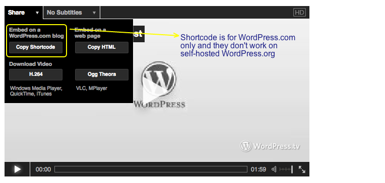 Youtube Embed Code Not Working In Wordpress